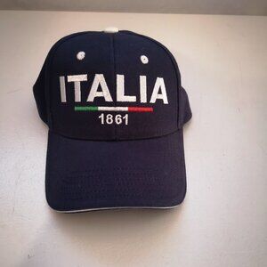 Italia 1861 Navy Blue Adjustable Back Baseball Hat